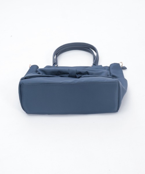 axes femme（アクシーズファム）の「リボン付撥水ナイロントート（トートバッグ・レディース・ワイン/ブラック/ネイビー・FREE）」の5枚目の写真