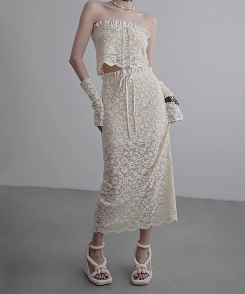 新品タグ付 Treat Ürself ガーリーレースロングSK 白 新品タグ付 Treat Ürself ガーリーレースロングSK 白 - メルカリ