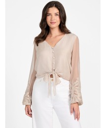 Guess | LS Camilla Garment Dyed Top 長袖シャツ(シャツ/ブラウス)