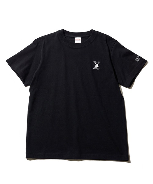 GREENWICH POLO CLUB(グリニッジポロクラブ)の「【GREENWICH POLO CLUB】別注 ワンポイント刺繍 クルーネック 半袖 Tシャツ(Tシャツ/カットソー・メンズ・ホワイト/ホワイト系1/ブラック・S/M/L)」の6枚目の写真