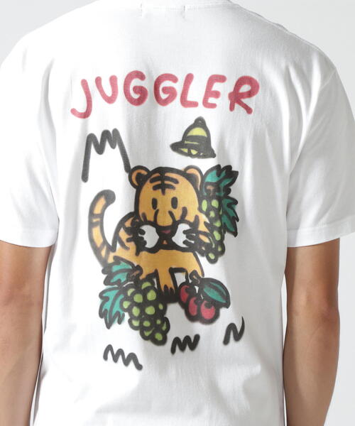 ROYAL FLASH（ロイヤルフラッシュ）の「Guernika×JUGGLER/ゲルニカ×ジャグラー/TORAPPI Print T-shirt（Tシャツ/カットソー・メンズ・ホワイト/ブラック・L/XL/2XL/M）」の18枚目の写真