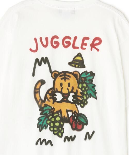 ROYAL FLASH（ロイヤルフラッシュ）の「Guernika×JUGGLER/ゲルニカ×ジャグラー/TORAPPI Print T-shirt（Tシャツ/カットソー・メンズ・ホワイト/ブラック・L/XL/2XL/M）」の12枚目の写真