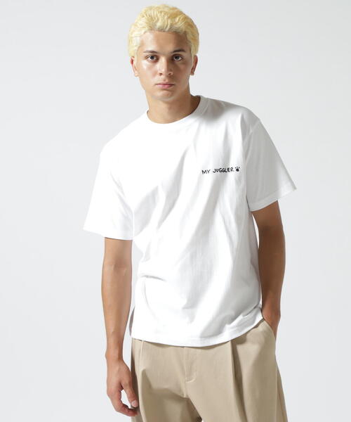 ROYAL FLASH（ロイヤルフラッシュ）の「Guernika×JUGGLER/ゲルニカ×ジャグラー/TORAPPI Print T-shirt（Tシャツ/カットソー・メンズ・ホワイト/ブラック・L/XL/2XL/M）」の3枚目の写真