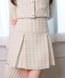 LIPSERVICE | マルチツイードプリーツスカート(スカート)