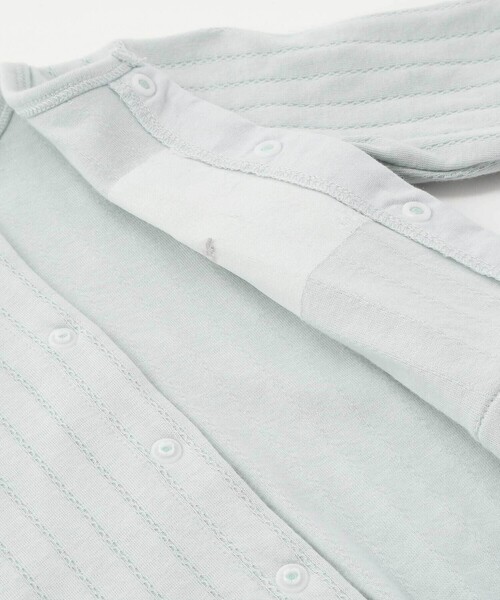 SLAP SLIP BABY(スラップスリップベビー)の「アニマルウサギクマ恐竜2WAYロンパース+帽子2点セットベビー(50~70cm)(その他ベビーウェア・キッズ・グリーン/ホワイト/イエロー・FREE)」の7枚目の写真