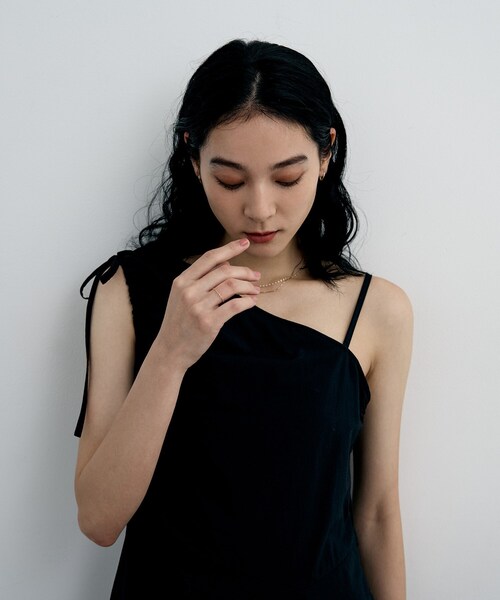 COCOSHNIK ONKITSCH(ココシュニックオンキッチュ)の「K10スキニーリング スクリューチェーン(リング・レディース・イエローゴールド・12/09/15 )」の7枚目の写真