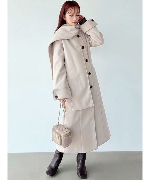 RESEXXY（リゼクシー）の「フロントポケットエコファーバニティバック（ショルダーバッグ・レディース・ベージュ/ブルー/ブラック・FREE）」の15枚目の写真