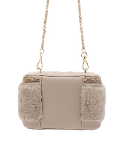 RESEXXY（リゼクシー）の「フロントポケットエコファーバニティバック（ショルダーバッグ・レディース・ベージュ/ブルー/ブラック・FREE）」の18枚目の写真