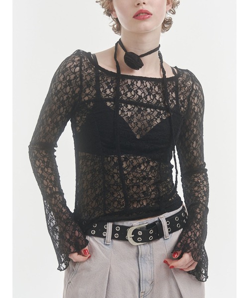 激レア！Fashion ty “Toast Of Paris” an/アン】ジップデザイン ドット柄 ベロア ノースリーブ チェーン