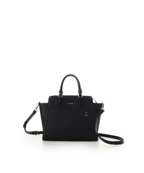 & chouette（アンドシュエット）の「《推し事バッグ》クリアポケット付きスクエアトートバッグ（ハンドバッグ・レディース・オフホワイト/ブラック・FREE）」の8枚目の写真