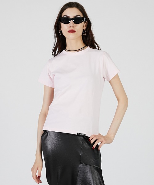 PRANK PROJECT（プランクプロジェクト）の「ファンクショナルクルーT / Functional Crew T-Shirt（Tシャツ/カットソー・レディース・ホワイト/キャメル/ピンク/チャコールグレー/ブラック・FREE）」の5枚目の写真