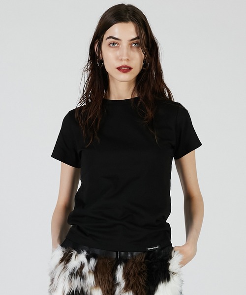 PRANK PROJECT（プランクプロジェクト）の「ファンクショナルクルーT / Functional Crew T-Shirt（Tシャツ/カットソー・レディース・ホワイト/キャメル/ピンク/チャコールグレー/ブラック・FREE）」の13枚目の写真