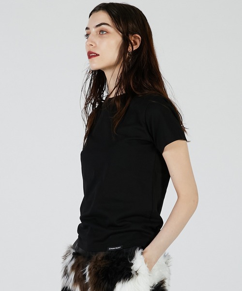 PRANK PROJECT（プランクプロジェクト）の「ファンクショナルクルーT / Functional Crew T-Shirt（Tシャツ/カットソー・レディース・ホワイト/キャメル/ピンク/チャコールグレー/ブラック・FREE）」の14枚目の写真