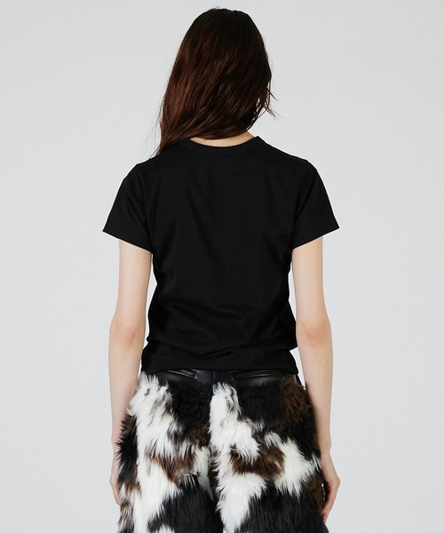 PRANK PROJECT（プランクプロジェクト）の「ファンクショナルクルーT / Functional Crew T-Shirt（Tシャツ/カットソー・レディース・ホワイト/キャメル/ピンク/チャコールグレー/ブラック・FREE）」の15枚目の写真