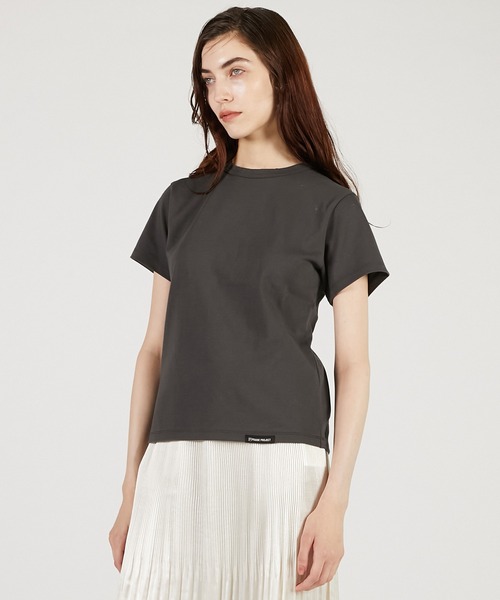 PRANK PROJECT（プランクプロジェクト）の「ファンクショナルクルーT / Functional Crew T-Shirt（Tシャツ/カットソー・レディース・ホワイト/キャメル/ピンク/チャコールグレー/ブラック・FREE）」の18枚目の写真