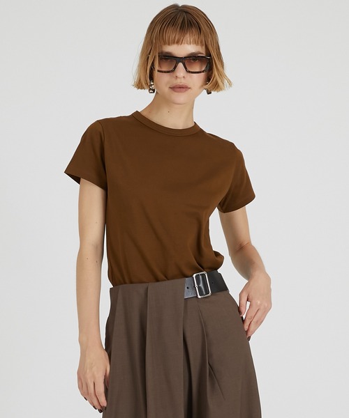 PRANK PROJECT（プランクプロジェクト）の「ファンクショナルクルーT / Functional Crew T-Shirt（Tシャツ/カットソー・レディース・ホワイト/キャメル/ピンク/チャコールグレー/ブラック・FREE）」の21枚目の写真