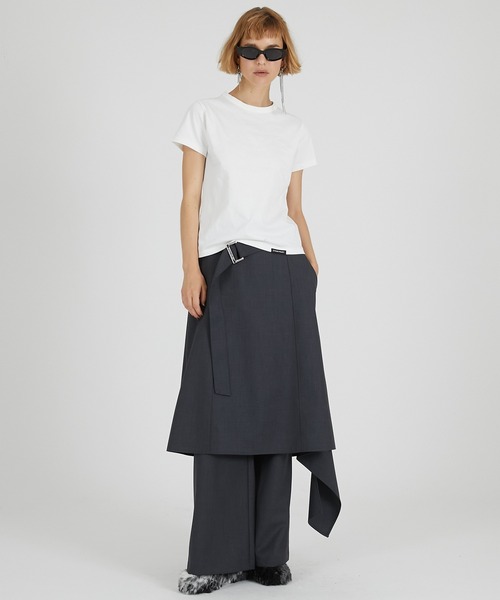 PRANK PROJECT（プランクプロジェクト）の「ファンクショナルクルーT / Functional Crew T-Shirt（Tシャツ/カットソー・レディース・ホワイト/キャメル/ピンク/チャコールグレー/ブラック・FREE）」の11枚目の写真