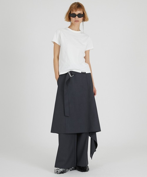 PRANK PROJECT（プランクプロジェクト）の「ファンクショナルクルーT / Functional Crew T-Shirt（Tシャツ/カットソー・レディース・ホワイト/キャメル/ピンク/チャコールグレー/ブラック・FREE）」の12枚目の写真