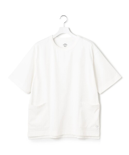 J.PRESS YORK STREET(ジェイプレスヨークストリート)の「【UNISEX】腰ポケット Tシャツ(Tシャツ/カットソー・メンズ・ライトグレー系/ダークブラウン系/ブラック系/ホワイト系・SMALL/MEDIUM/LARGE)」の1枚目の写真