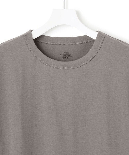 J.PRESS YORK STREET(ジェイプレスヨークストリート)の「【UNISEX】腰ポケット Tシャツ(Tシャツ/カットソー・メンズ・ライトグレー系/ダークブラウン系/ブラック系/ホワイト系・SMALL/MEDIUM/LARGE)」の10枚目の写真