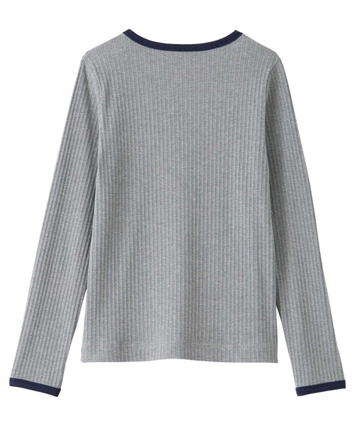 U.S. POLO ASSN.（ユーエスポロアッスン）の「GeeRA別注【U.S. POLO ASSN.】配色デザインリンガーリブロンT（Tシャツ/カットソー・レディース・オフホワイト/グレー/ブラック・MEDIUM/LARGE/X-LARGE）」の17枚目の写真