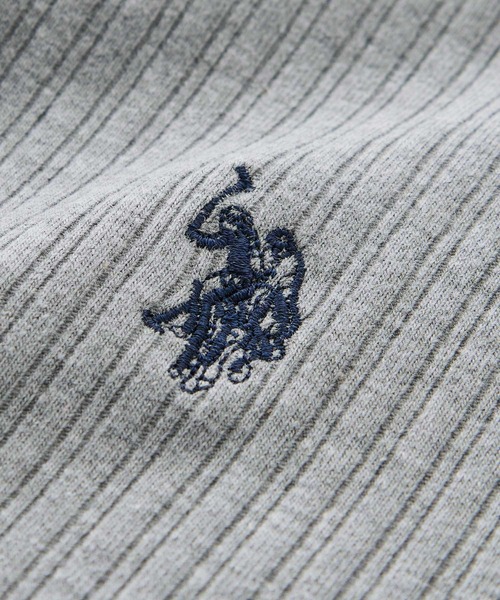 U.S. POLO ASSN.（ユーエスポロアッスン）の「GeeRA別注【U.S. POLO ASSN.】配色デザインリンガーリブロンT（Tシャツ/カットソー・レディース・オフホワイト/グレー/ブラック・MEDIUM/LARGE/X-LARGE）」の14枚目の写真