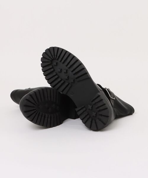 Piedi Nudi(ピエディヌーディ)の「KLONDIKE/クロンダイク エンジニア レザー ショートブーツ(ブーツ・レディース・ブラック・35/39/38/37/36)」の3枚目の写真