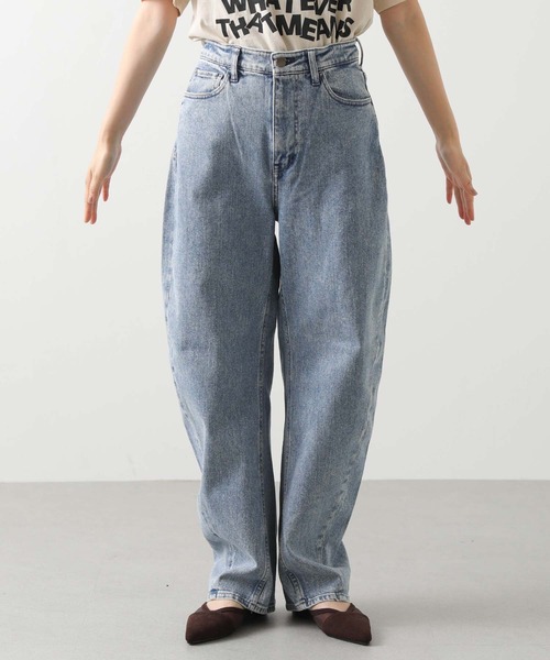 Healthy denim（ヘルシーデニム）の「Ｃｏｒｎカーブパンツ＿ケミカル（その他パンツ・レディース・ブルー系・25/24）」の10枚目の写真