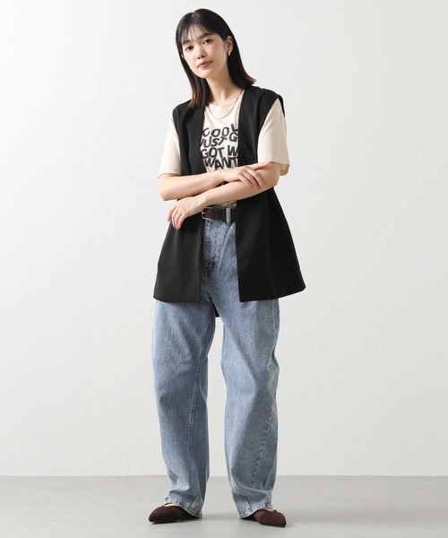 Healthy denim（ヘルシーデニム）の「Ｃｏｒｎカーブパンツ＿ケミカル（その他パンツ・レディース・ブルー系・25/24）」の6枚目の写真