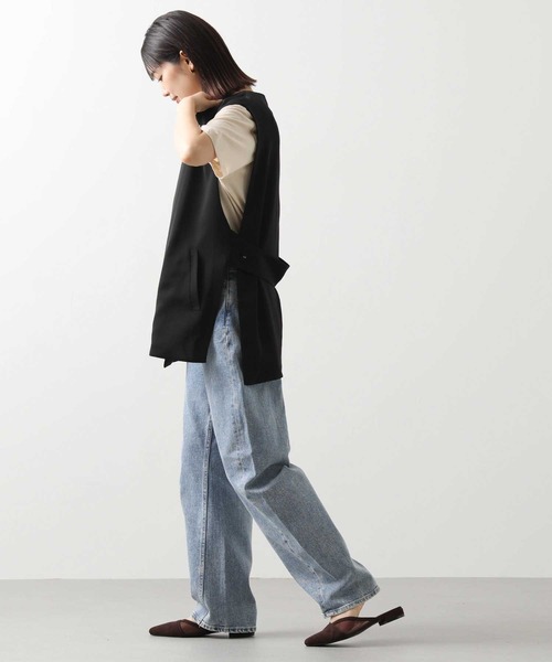 Healthy denim（ヘルシーデニム）の「Ｃｏｒｎカーブパンツ＿ケミカル（その他パンツ・レディース・ブルー系・25/24）」の7枚目の写真