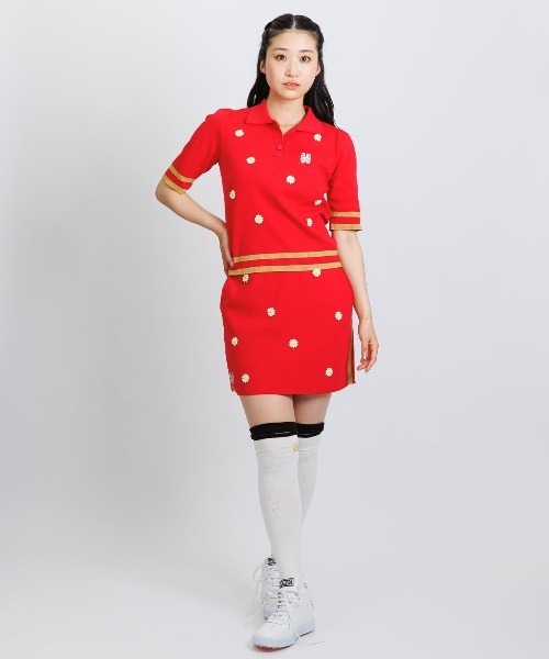 archivio(アルチビオ)の「<LADIES>マーガレットニットポロシャツ(ニット/セーター・レディース・レッド/ネイビー/ベージュ・M/S)」の15枚目の写真