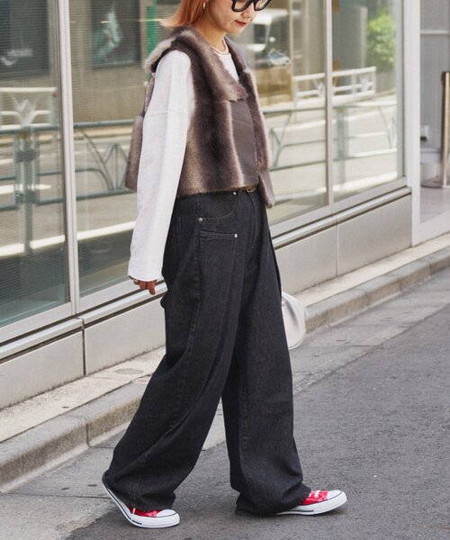 etsintaリメイクファーベスト（ベスト）｜etsinta（エシンタ）の