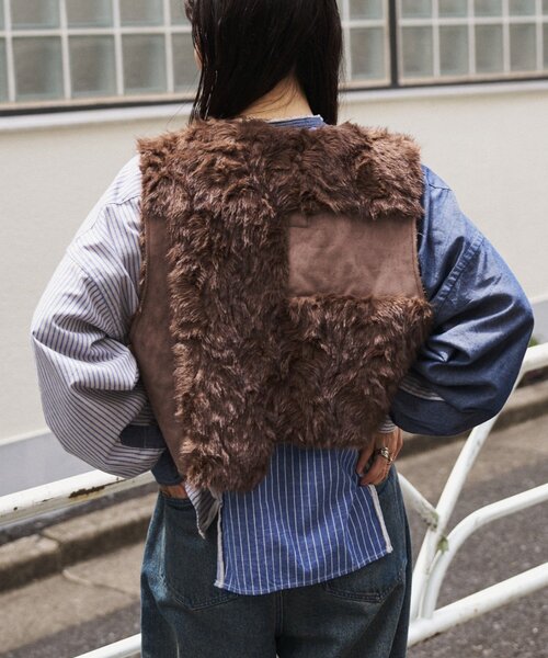 etsintaリメイクファーベスト（ベスト）｜etsinta（エシンタ）の