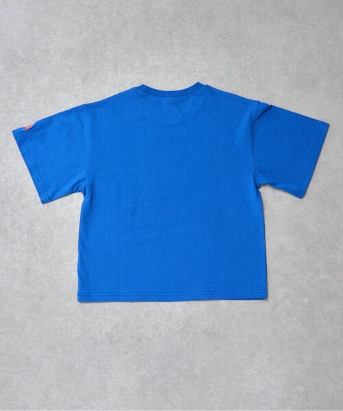 and D. petit main(アンドディープティマイン)の「【綿100%】メッセージ5行ロゴ半袖Tシャツ(Tシャツ/カットソー・キッズ・オートミール/オレンジ/グリーン/ブルー/ブラック・90cm/100cm/110cm/140cm/120cm/130cm/150cm)」の9枚目の写真