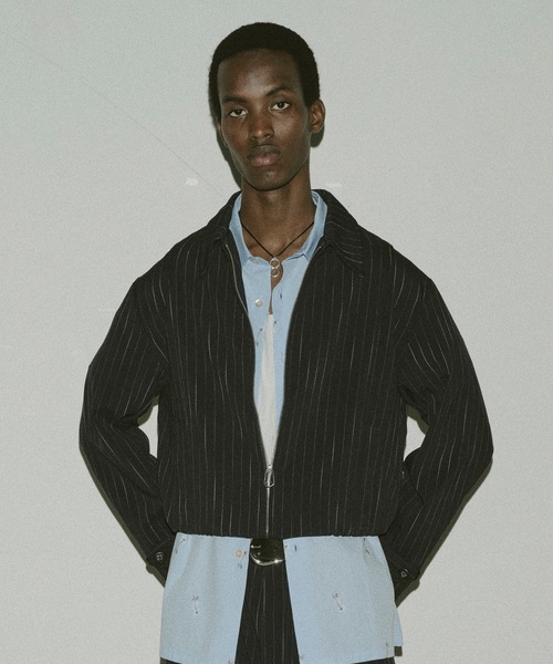 STRIPE ZIP JACKET（ブルゾン）｜Jieda（ジエダ）のファッション通販