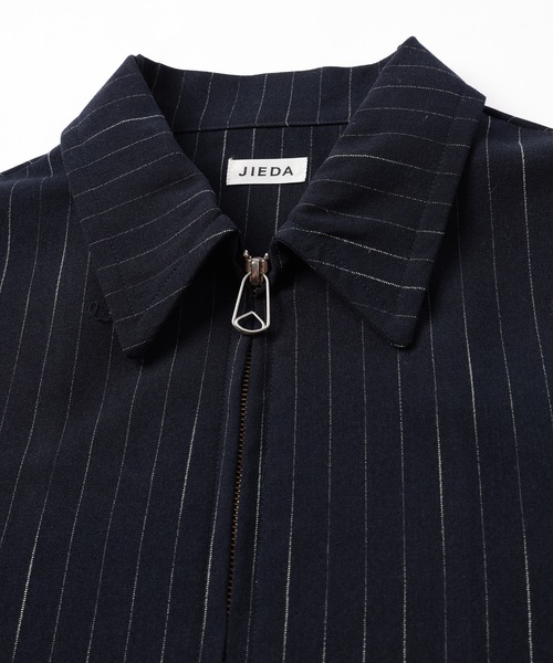 JIEDA(ジエダ)の「STRIPE ZIP JACKET(ブルゾン・メンズ・ネイビー/グレー・1/2)」の17枚目の写真