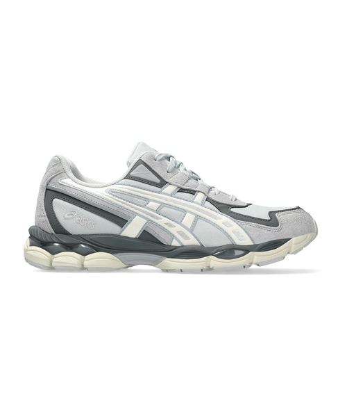 ASICS（アシックス）の「GEL-NYC 2055/ ゲルエヌワイシー 2055（スニーカー・メンズ・グレー×ホワイト・25.5/24.5/28.5/27.5/23/26/23.5/26.5/25/27/29/28/24）」の3枚目の写真