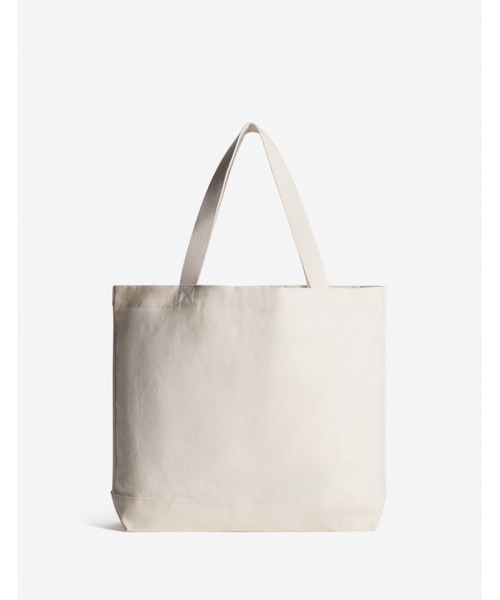 Maison Kitsune（メゾンキツネ）の「MAISON KITSUNE HANDWRITING TOTE（トートバッグ・メンズ・ブラック/キナリ/ネイビー・U）」の6枚目の写真