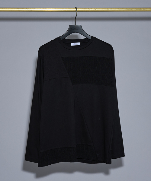 5351 POUR LES HOMMES(ゴーサンゴーイチプールオム)の「【25AW】コンビネーション 長袖Tシャツ(Tシャツ/カットソー・メンズ・ブラック/ホワイト/チャコールグレー・44/46/48/50)」の5枚目の写真