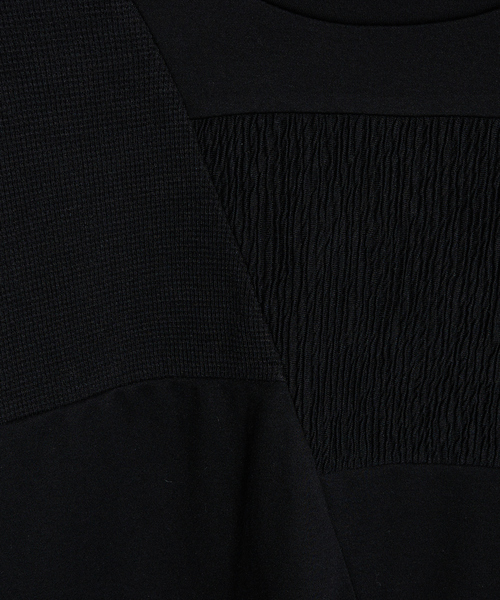 5351 POUR LES HOMMES(ゴーサンゴーイチプールオム)の「【25AW】コンビネーション 長袖Tシャツ(Tシャツ/カットソー・メンズ・ブラック/ホワイト/チャコールグレー・44/46/48/50)」の10枚目の写真