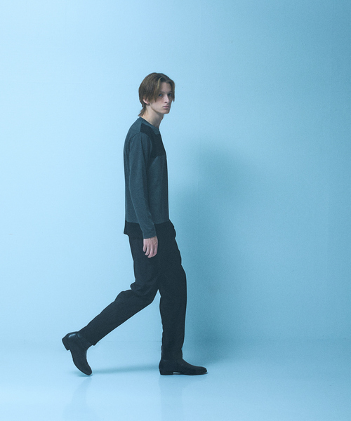 5351 POUR LES HOMMES(ゴーサンゴーイチプールオム)の「【25AW】コンビネーション 長袖Tシャツ(Tシャツ/カットソー・メンズ・ブラック/ホワイト/チャコールグレー・44/46/48/50)」の13枚目の写真