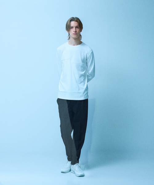 5351 POUR LES HOMMES(ゴーサンゴーイチプールオム)の「【25AW】コンビネーション 長袖Tシャツ(Tシャツ/カットソー・メンズ・ブラック/ホワイト/チャコールグレー・44/46/48/50)」の15枚目の写真