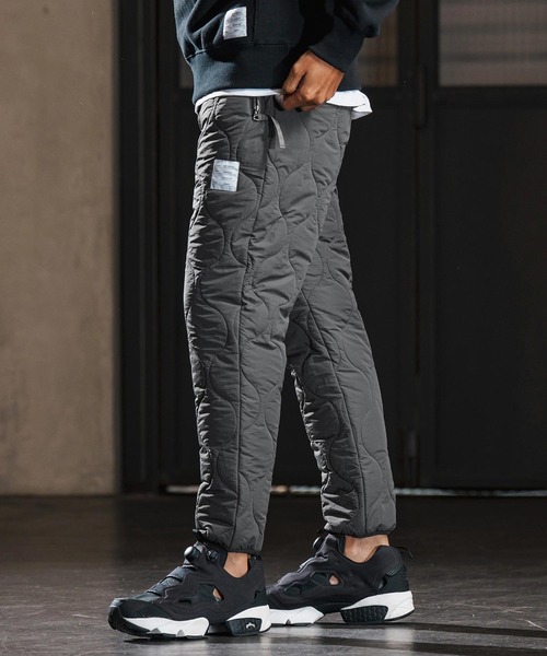 wjk reluxe(ダブルジェーケーリラックス)の「mp13948-gourd quilting easy pants 中綿イージーパンツ(WR25W-05)(その他パンツ・メンズ・ブラック/グレイッシュベージュ/グレー・L/M/S)」の10枚目の写真