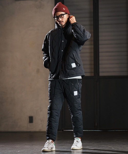 wjk reluxe(ダブルジェーケーリラックス)の「mp13948-gourd quilting easy pants 中綿イージーパンツ(WR25W-05)(その他パンツ・メンズ・ブラック/グレイッシュベージュ/グレー・L/M/S)」の19枚目の写真