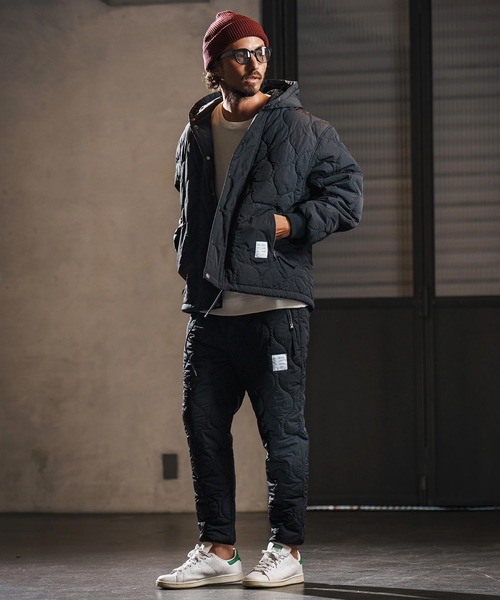 wjk reluxe(ダブルジェーケーリラックス)の「mp13948-gourd quilting easy pants 中綿イージーパンツ(WR25W-05)(その他パンツ・メンズ・ブラック/グレイッシュベージュ/グレー・L/M/S)」の20枚目の写真