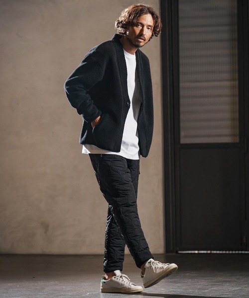 wjk reluxe(ダブルジェーケーリラックス)の「mp13948-gourd quilting easy pants 中綿イージーパンツ(WR25W-05)(その他パンツ・メンズ・ブラック/グレイッシュベージュ/グレー・L/M/S)」の21枚目の写真