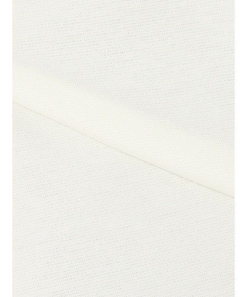 SUIT SQUARE（スーツスクエア）の「ボートネックカットソー 半袖 ウォッシャブル 撥水 ストレッチポンチ 無地（Tシャツ/カットソー・レディース・ホワイト系・38(9号)）」の5枚目の写真