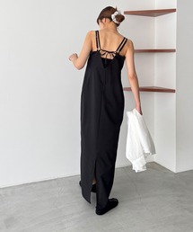 専用 極美品 カオス 24SS ロングワンピース ラップ ブラック chaos(カオス)のサンディングシルクワンピース通販 | 集英社