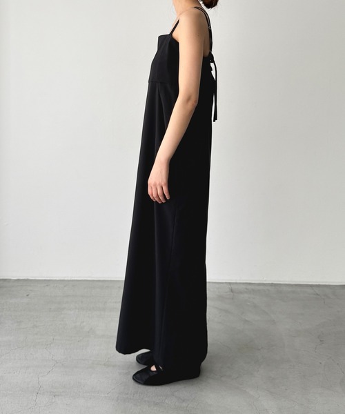 CANAL JEAN（キャナルジーン）の「ダブルストラップキャミワンピース（ワンピース・レディース・ブラック・マルチサイズ）」の12枚目の写真