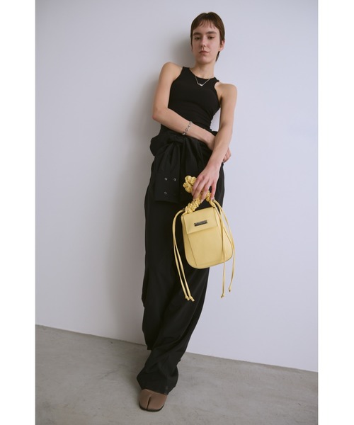 DOUBLE RL レザー フラップバッグ RRL ダブルアールエル デニム&レザーフラップショルダーバッグ